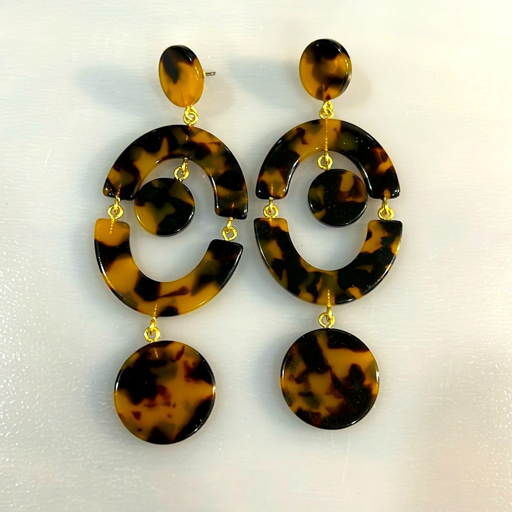 J. Crew Tortoise Earrings